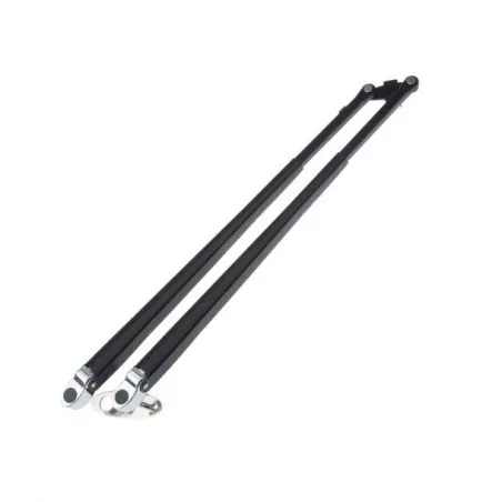 Bras essuie-glace pantographe inox noir 470/750mm W38