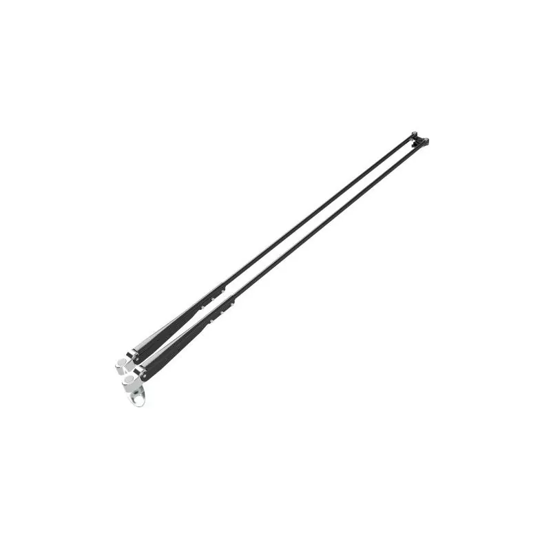 Bras essuie glace pantograph inox noir 1020/1200mm W50
