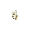 Cadenas marin en Laiton longueur 40mm diamètre anse 6mm - Lot de 3