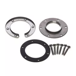 Bride inox pour S3/S3H vers SAE pour montage jauges Wema S3 et S3H