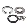 Bride inox pour S3/S3H vers SAE pour montage jauges Wema S3 et S3H