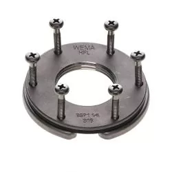 Bride inox pour S3/S3H vers SAE pour montage jauges Wema S3 et S3H
