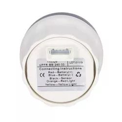 Indicateur de niveau de carburant 52mm 12-24V Noir standard US 240-30 ohms