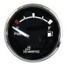 Indicateur de niveau de carburant 52mm 12-24V Noir chromé 0-190 ohms