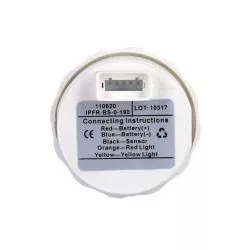 Indicateur de niveau de carburant 52mm 12-24V blanc 0-190 ohms
