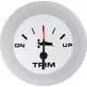 Indicateur de trim Johnson Evinrude Taille 52mm Blanc