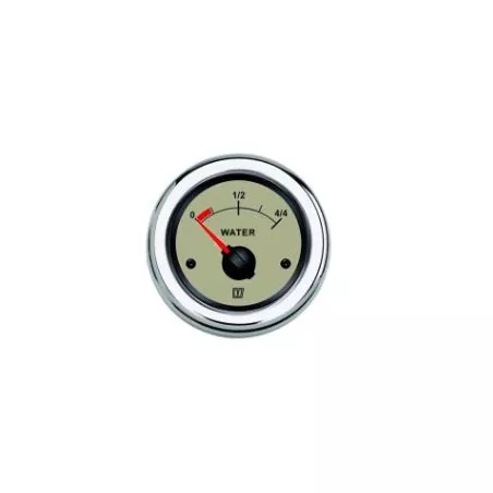 Indicateur beige niveau d'eau 12-24V trou d'encastrement 52mm