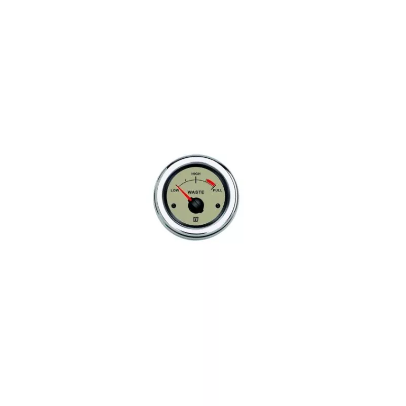 Indicateur beige niveau d'eaux usées 12V trou d'encastrement 52mm