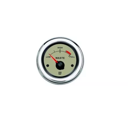 Indicateur beige niveau d'eaux usées 12V trou d'encastrement 52mm