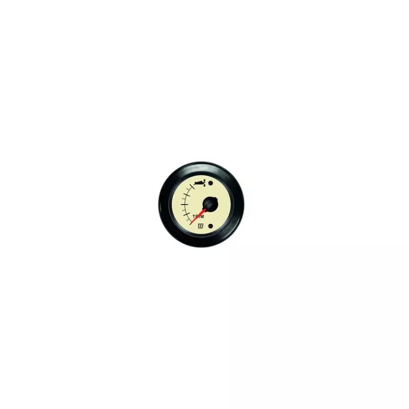 Indicateur de trim 12-24 Volt beige diamètre de découpe 52mm