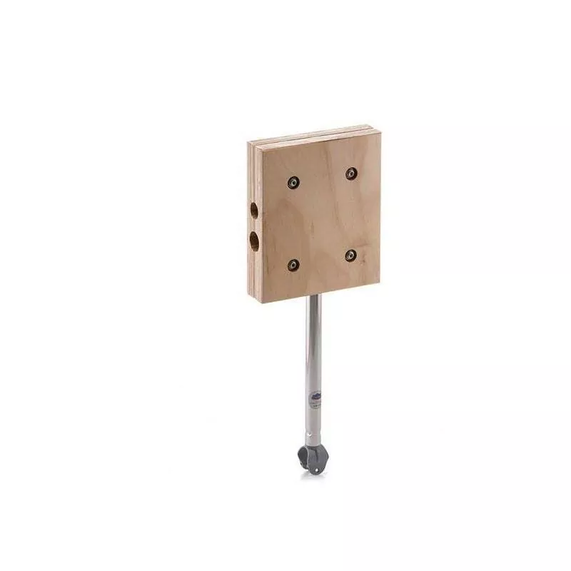 Support moteur hors bord balcon Charge max 40 kg plateau en bois pour tube 22-25 mm 210 x 260mm