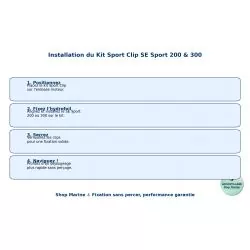 Hydrofoil SE Sport 200 gris pour moteurs 8-40 CV sans percer