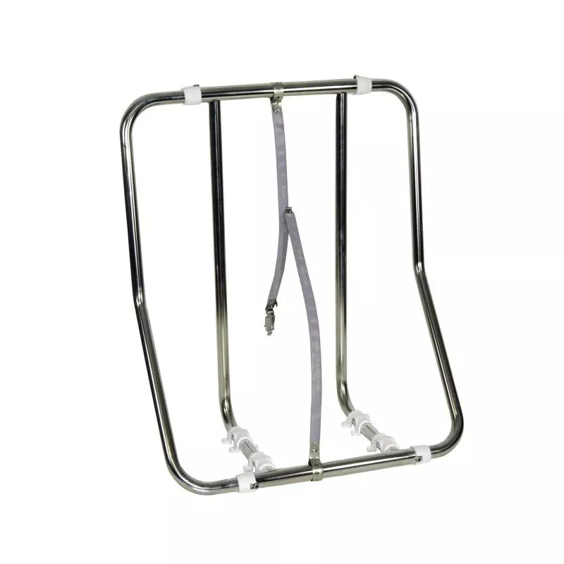 Support radeau vertical inox Réglable en longueur de 72 à 92cm tube diamètre 25mm