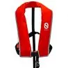 Gilet gonflable XF 170N hydrostatique avec harnais rouge | Shop Marine