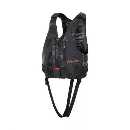 Gilet de sauvetage 50N adulte XL-XXL Noir dériveur et sports d'eau