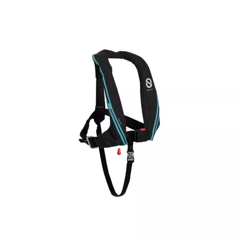 Gilet gonflable Sport 170N ADV auto sans harnais Carbon Black feu flash