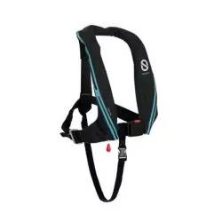 Gilet gonflable Sport 170N manuel sans harnais Carbon Black