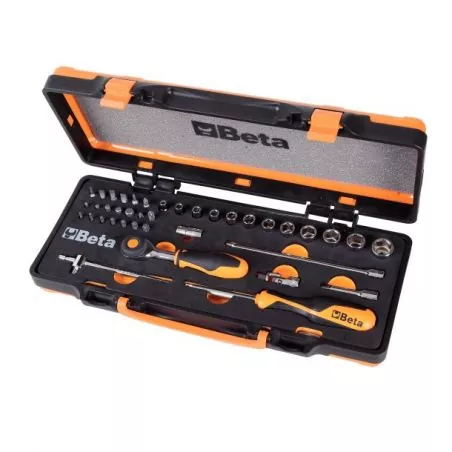 Coffret métallique 11 douilles 6 pans 20 embouts visseuse 7 accessoires