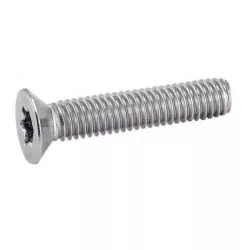 Boite de 20 vis métaux tête fraisée TORX diamètre 6mm Longueur 40mm