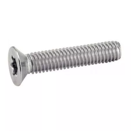 Boite de 20 vis métaux tête fraisée TORX diamètre 6mm Longueur 40mm