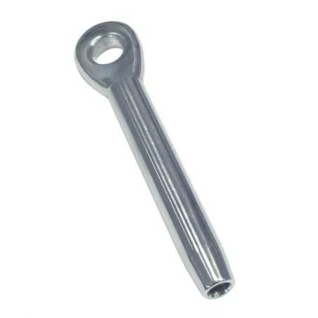 Embout à oeil à sertir diamètre 5mm inox A4