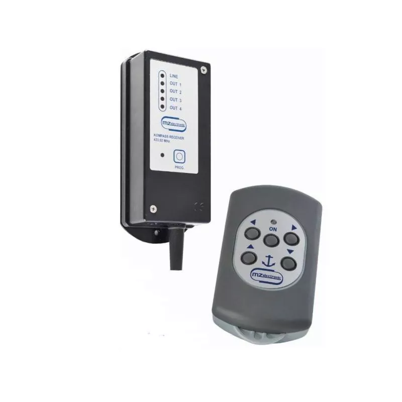 Radio commande Kompass 4 récepteur et télécommande 433Mhz