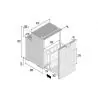 Réfrigérateur Seaclassic C90 DW noir 90L à tiroir unité interne 12/24V