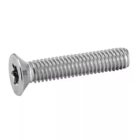Vis métaux tête fraisée TORX A4 diamètre 6mm Longueur 50mm