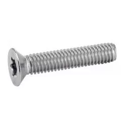Vis métaux tête fraisée TORX A4 diamètre 6mm Longueur 80mm