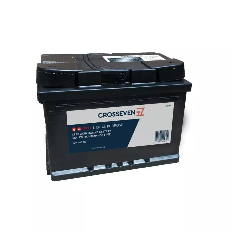Batterie 12V Dolphin PRO 60A dimensions 243 X 175 X 175mm
