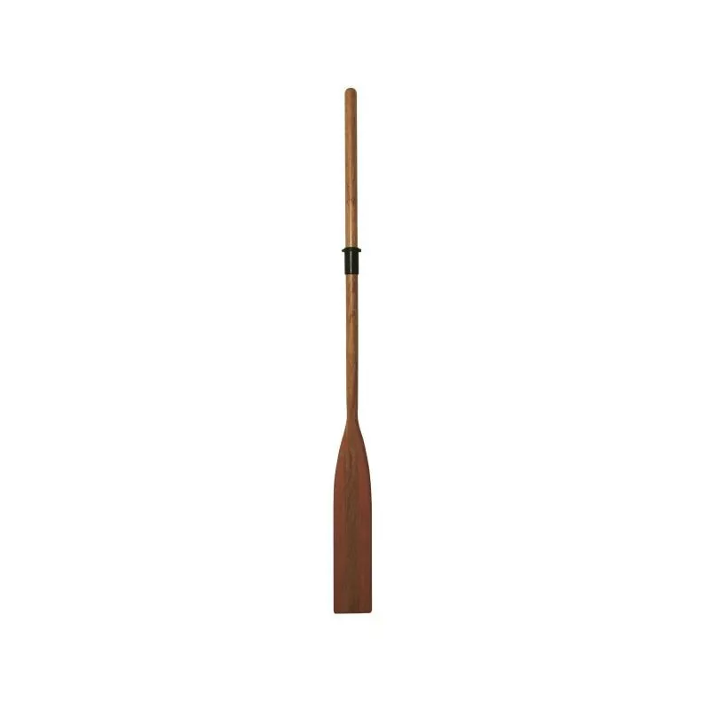 Aviron en bois verni avec manchon Longueur 200cm Diamètre 36mm