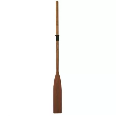 Aviron en bois verni avec manchon Longueur 200cm Diamètre 36mm
