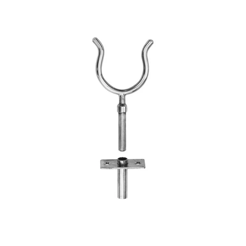 Dame de nage avec support inox diamètre dame de nage 63mm tige 12mm