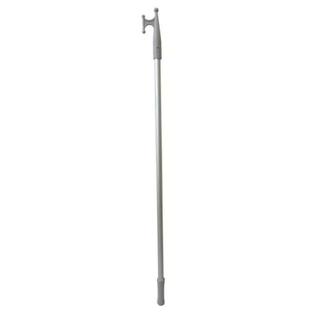 Gaffe fixe aluminium crochet plastique Longueur 1,80m Diamètre 25mm