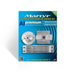 Kit anode aluminium hors-bord Yamaha 300-350cv F300 F350