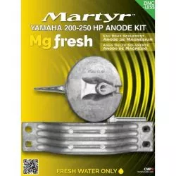 Kit anode magnésium hors-bord Yamaha F200 F250