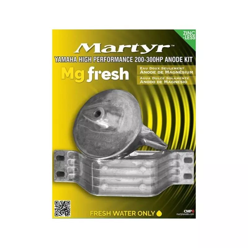 Kit anode magnésium hors-bord Yamaha 200 | 300cv HP