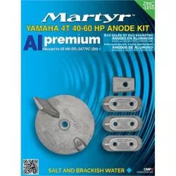 Kit anode alu pour Yamaha 40-60cv