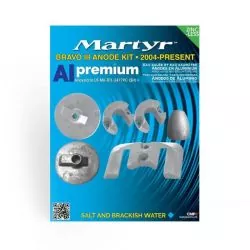 Kit anode alu pour Mercury Bravo gen 4 àprès 2004