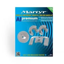 Kit anode alu pour Mercury Bravo gen 2-3 après 1989 gen 3