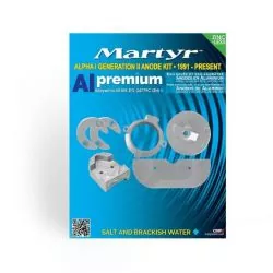 Kit anode alu pour Mercury Alpha one gen 2 après 1990