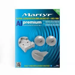 Kit anode alu pour Mercury Alpha one gen 1 1983-1990