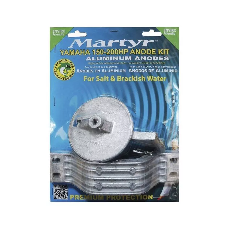 Kit anode aluminium pour Yamaha 150-200cv Kit anode aluminium pour Yamaha 150-200cv