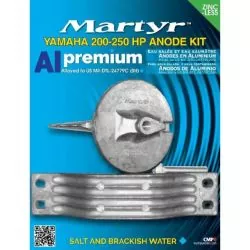 Kit anode aluminium pour Yamaha 200-250cv