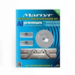 Kit anode alu hors-bord Mercury 75-150cv EFI & 150cv EFI 4T