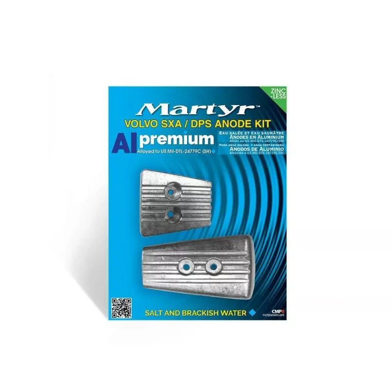 Kit anode alu pour Volvo SX-A - DPS