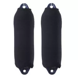 2 Chaussette pare-battages diamètre 23cm Longueur 56cm noir