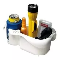 Porte objets avec porte-canettes fixation ventouses