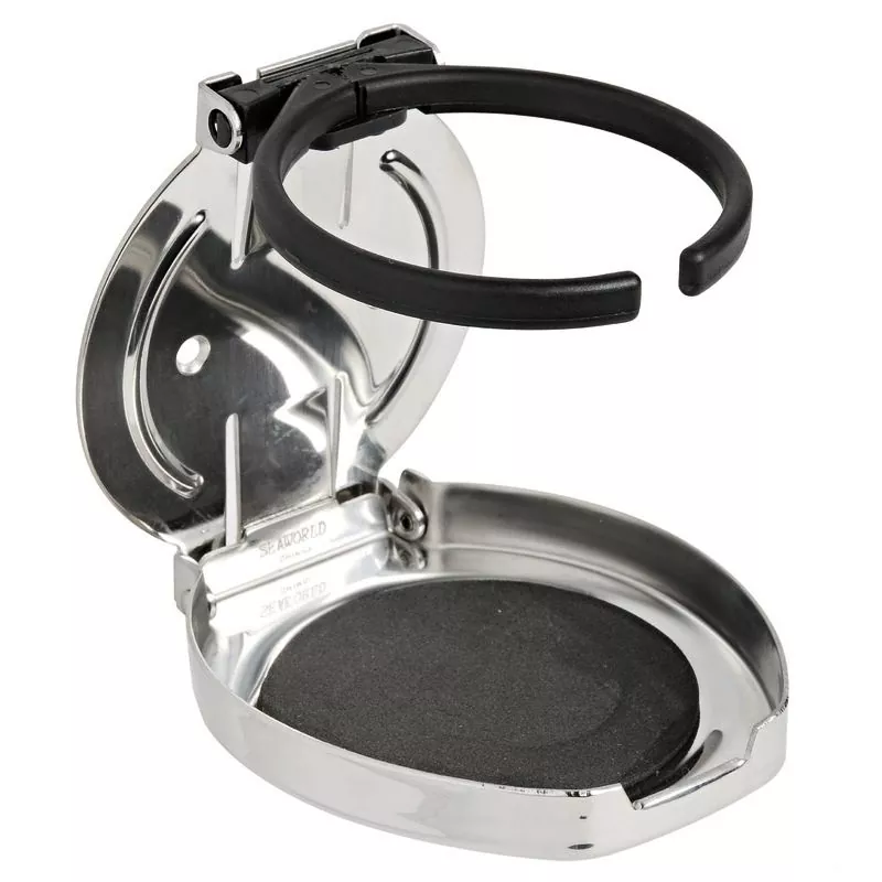 Porte-verres pliable inox dimensions réglables