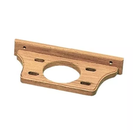 Porte-verre et brosse à dents en teck